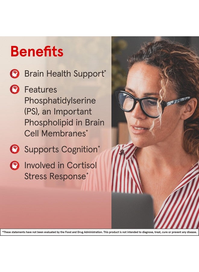 جارو فورملاز فوسفاتيديل سيرين PS100 من جارو فورميولا، 100 ملغ، مكمل غذائي لصحة الدماغ ودعم الإدراك، 60 كبسولة هلامية، تكفي لمدة 20-60 يومًا - Image 3