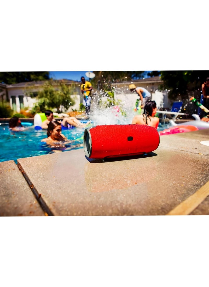 portable wireless speaker, 3-5 hours of playtime, 3000mAH battery with dual USB charge out, speakerphone, splashproof - pzsku/Z5D67D1F2108456EC2412Z/45/_/1739494677/21b24870-3e18-4567-8b9b-b9c1e3d760d8