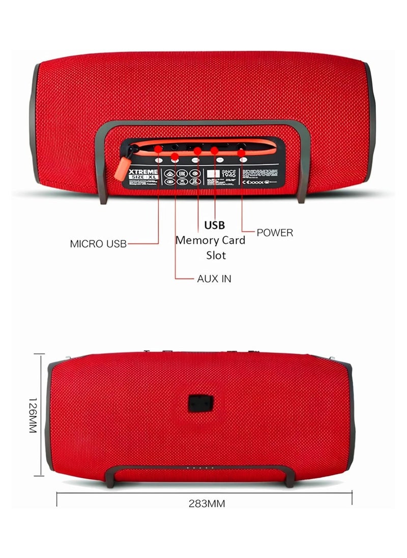 portable wireless speaker, 3-5 hours of playtime, 3000mAH battery with dual USB charge out, speakerphone, splashproof - pzsku/Z5D67D1F2108456EC2412Z/45/_/1739494678/522745b4-9621-455d-99ca-e899f6c35f72