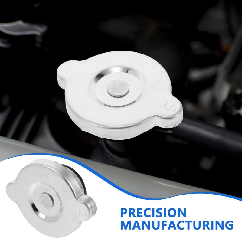 GALPADA Stainless Steel Radiator Cap Universal High Pressure Cooling Replacement - Image 4