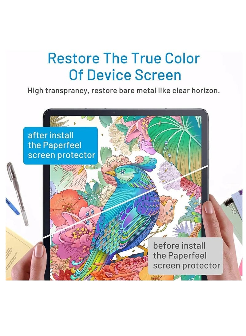 1Pack Paper Like Screen Protector Compatible With Lenovo Ideal Tab Pro 12.7 2025 and Tab P12 12.7 inch 2023Screen Protector,Matte PET Painting Writing Drawing Protective Film Screen Guard - Image 4