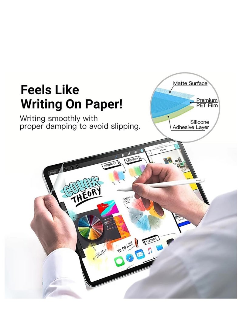 1Pack Paper Like Screen Protector Compatible With Lenovo Ideal Tab Pro 12.7 2025 and Tab P12 12.7 inch 2023Screen Protector,Matte PET Painting Writing Drawing Protective Film Screen Guard - Image 1