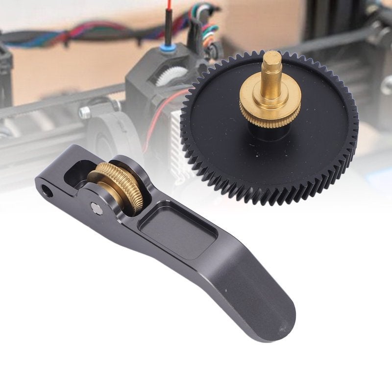 Hardened Steel Extruder Gear Kit: DLC Coated, Aluminum Alloy Handle - Enhanced Printing Capability Extruder Upgrade for A1, A1 Mini 3D Printers - Image 2