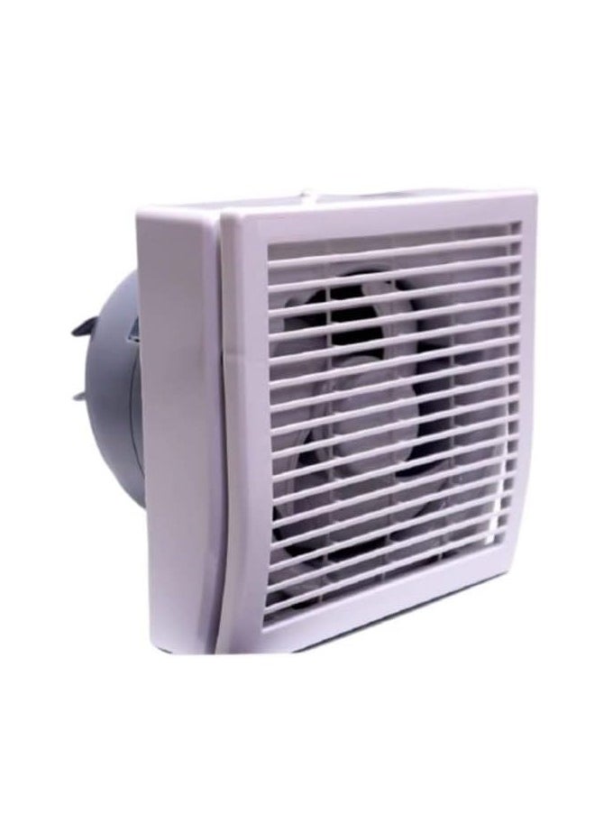 RACO RACO Square Auto Single Shutter Glass Pvc Exhaust Fans 8INCH  - Image 1