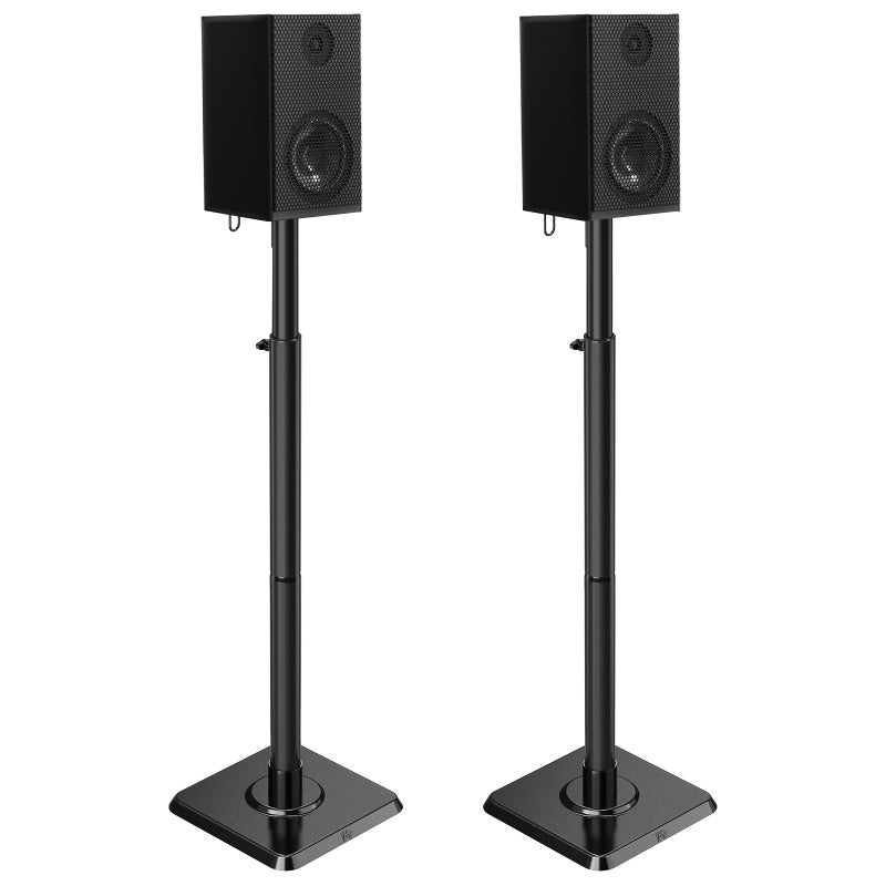 Mounting Dream Speaker Stands Height Adjustable for Satellite & Small Bookshelf Speakers, Set of 2 Floor Stand Mount for Bose Polk JBL Sony Yamaha and Others - 11LBS Capacity MD5402 - Image 1