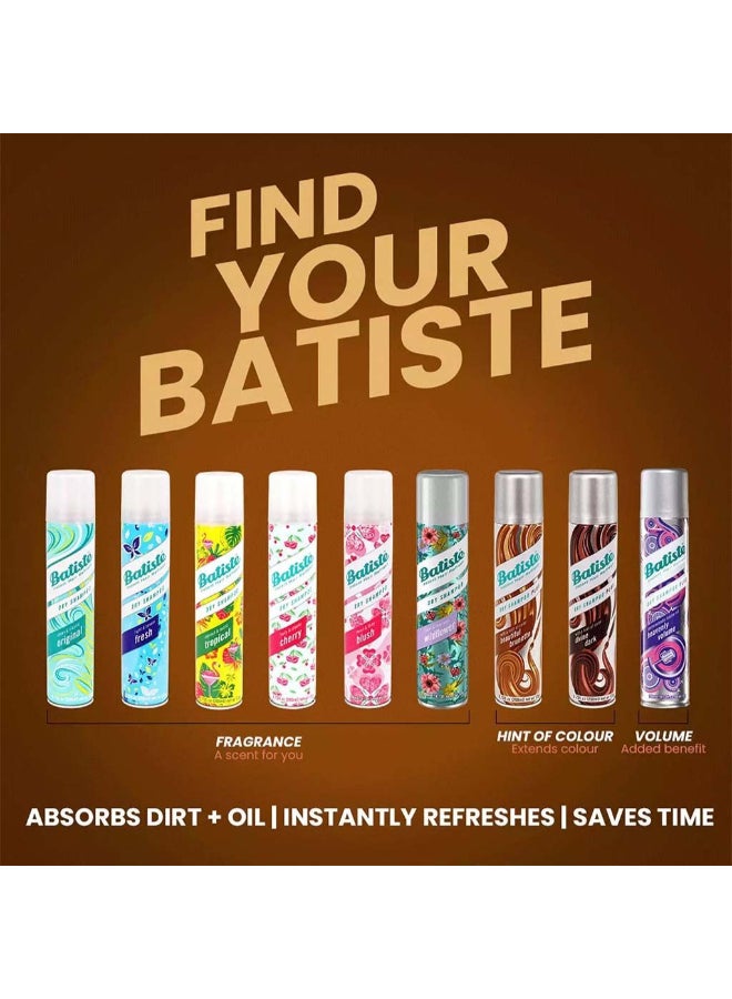 Batiste Instant Hair Refresh Dry Shampoo Plus Divine Dark 200Ml - Image 3