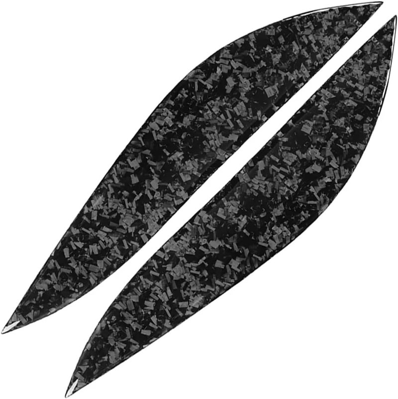 QASULER Car Headlight Eyebrow Trim for Civic 2001-2003 - Image 1