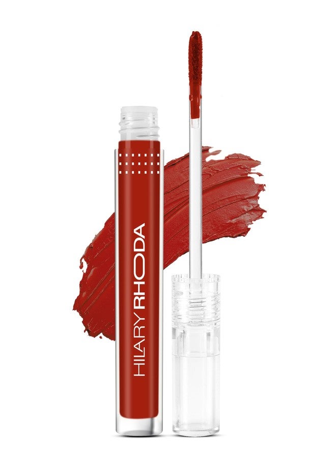 Hilary Rhoda Power Of Matte Liquid Lipstick | Buildable Colour | Long Lasting & Matte Finish | Lightweight & Non-Drying Formula | Smudge Proof & Non-Transferable | 3ml (Apple Candy - Shade 21) - Image 1