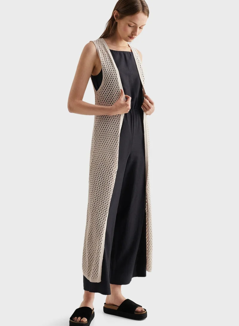MANGO Youth Essential Openwork Gilet