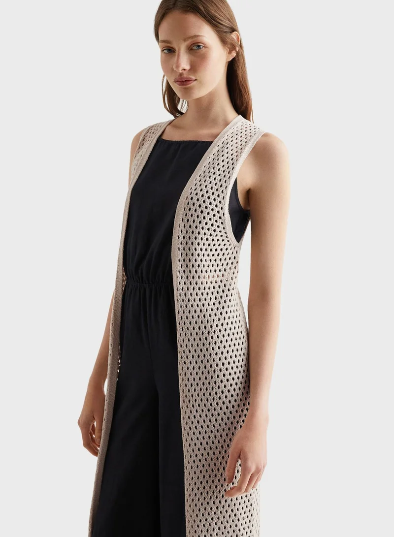 MANGO Youth Essential Openwork Gilet