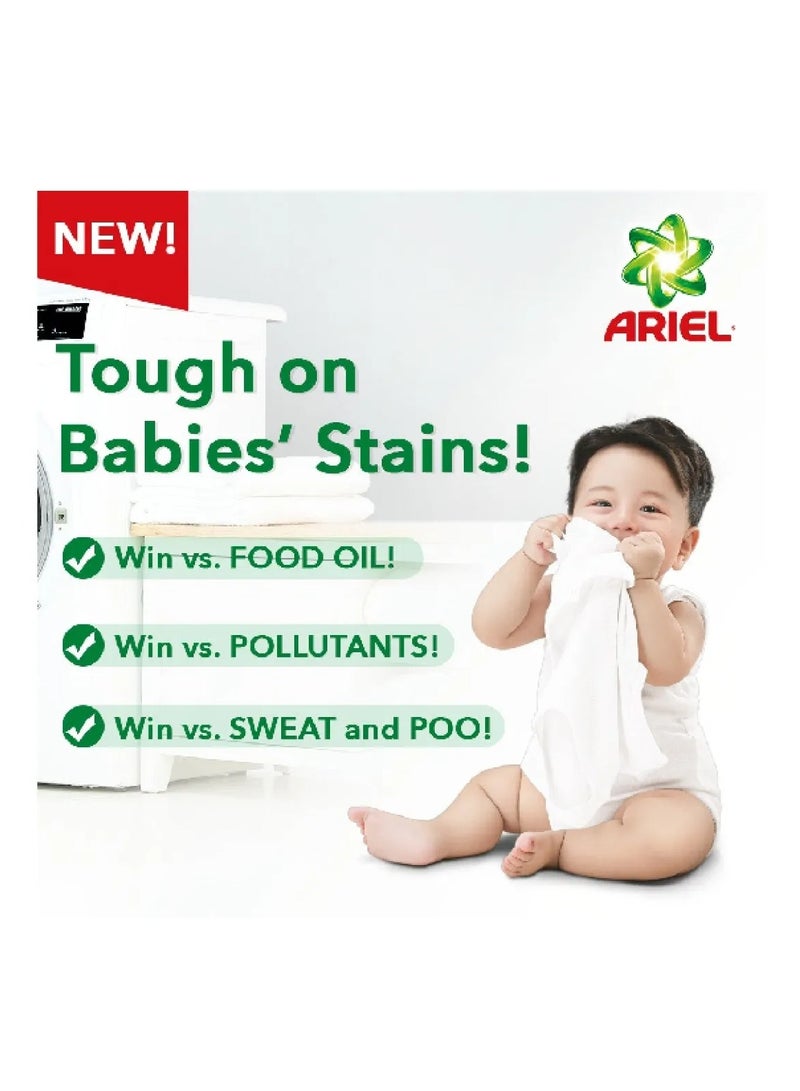 Ariel Platinum + Touch Of Febreze Odor Defense—100 Washing Pods/Tabs/Capsules, Laundry Detergent Tough of Stains, Soft on Babies Sensitive Skin  - Image 2