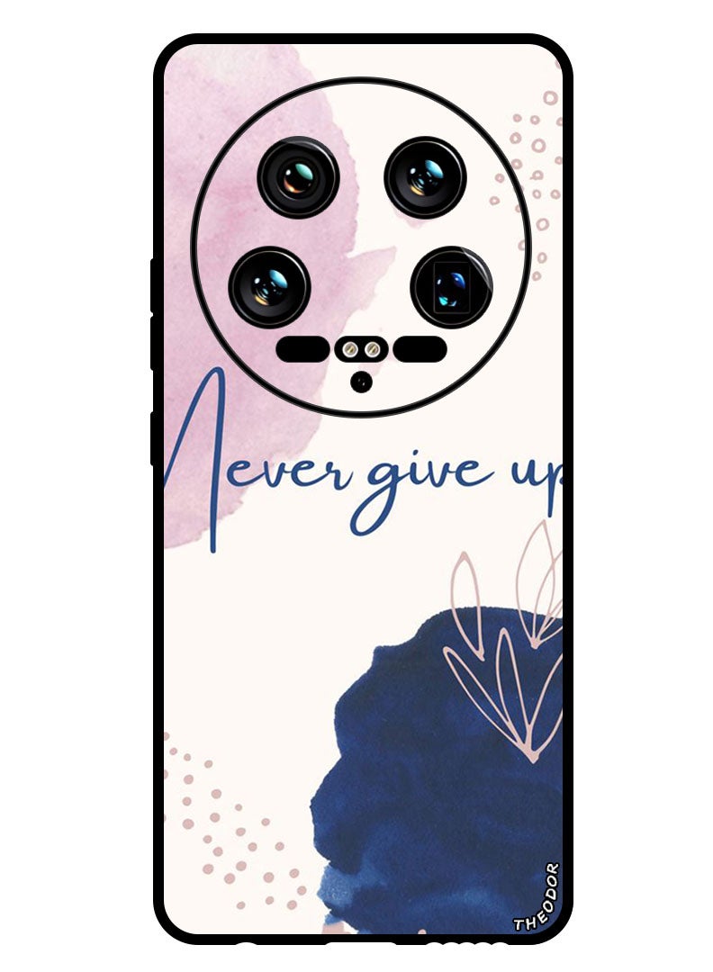 Theodor Protective Case Anti Scratch Shock Proof Bumper Cover For Xiaomi 14 Ultra Never Give up - Image 1