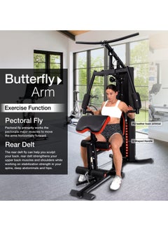 Sparnod Fitness Sparnod Fitness SHG-10000 محطة رياضية منزلية متعددة الوظائف بإطار فولاذي شديد التحمل  - Image 4