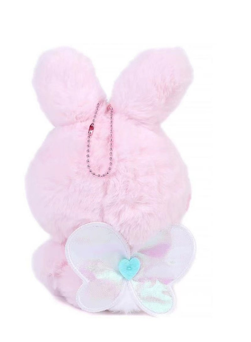 Two-piece doll + pendant (Bi Aino)rabbit ears and wings series plush toy bag pendant gift ornaments  - Image 4