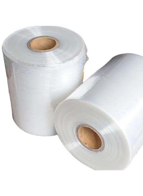 Amit Marketing - Amit Marketing Multipurpose Packing Cling Film I 70 Micron, 4 Inch (300 mm) I Compostable Transparent Wrap Roll I for Packaging & Safety Needs, Gift, Bakery Items, Bouquet, DIY Crafts I 300 MTR - 6Pcs - Image 1