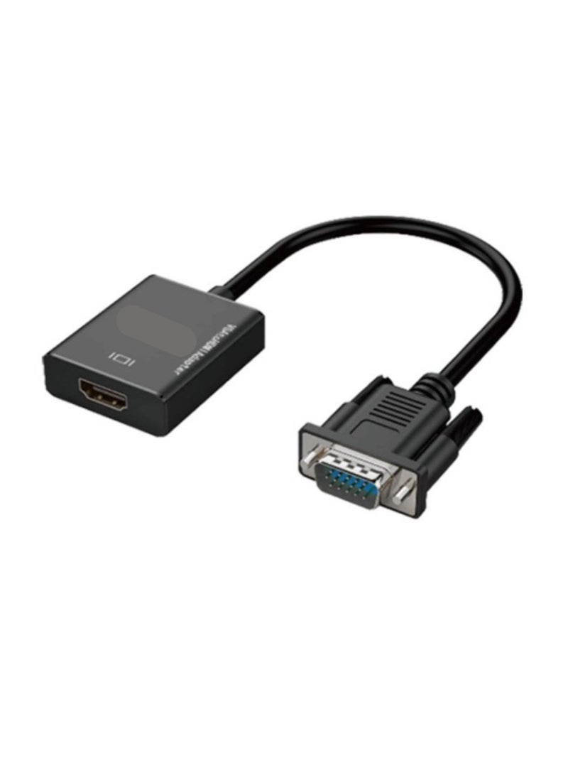 Terabyte VGA to HDMI Adapter with 3.5mm Audio Lead and Power Supply Port - Image 1