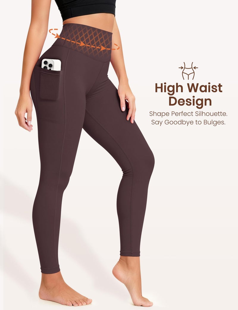 Laite Hebe Leggings for Women - High Waisted Full Length Buttery Soft Yoga Pants for Workout Athletic Daily - Image 3