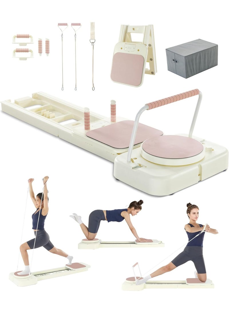 ETG Pilates Board, Foldable Pilates Portable Reformer 2026 for Home Use, Pilates Equipment for Home Workouts, Portable & Travel Friendly, 9-in-1 Full Body Sculpting & Core Training - Image 1