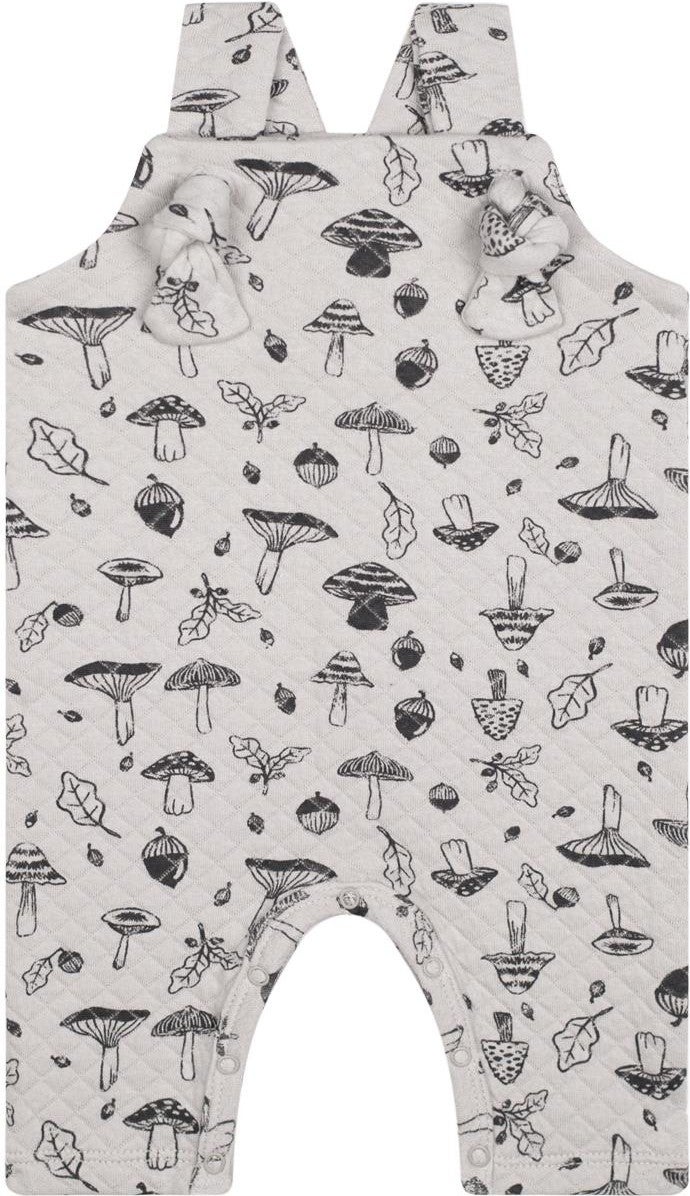 Antebies Autumn Mushrooms Quilted Overalls 