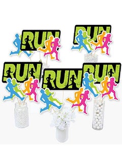 Set The Pace Running Track Cross Country Or Marathon Party Centerpiece Sticks Table Toppers Set Of 15