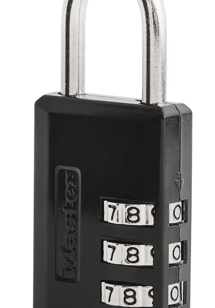 Master Lock Your Own Combination Lock Set - 30 mm Wide, Black - Image 1