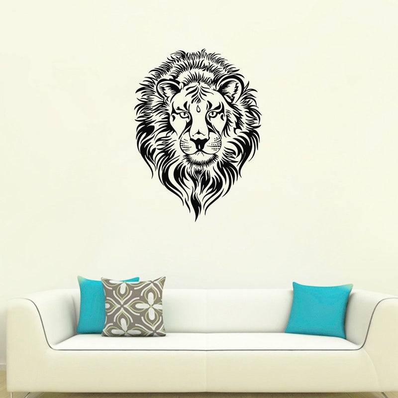 Decor Villa Big Lion Wall Sticker Decal PVC Vinyl Size 50 cm x 68 cm