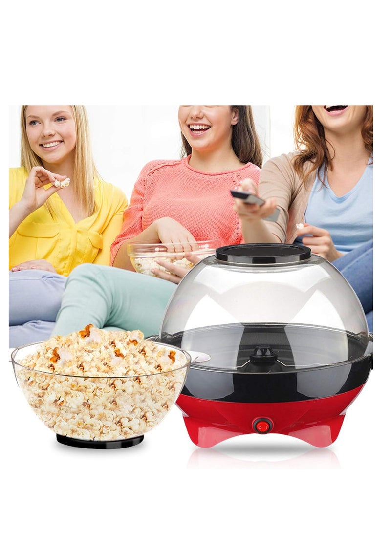 Electric Hot Oil Popcorn Popper Machine with Stirring Rod, Household Automatic Mini Hot Air Popcorn Making  - Image 3