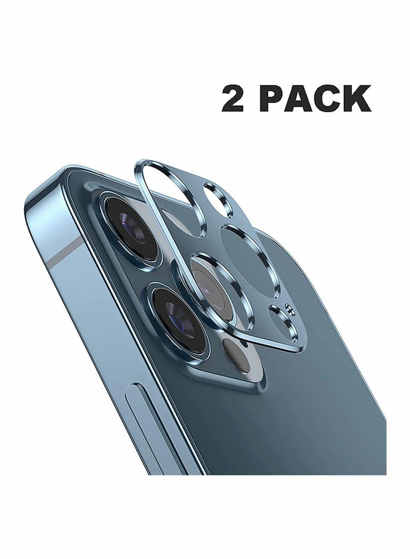Y&D Camera Lens Protector for Apple iPhone 12 Pro, 2 Pack Ring Cover, High-Grade Metal Material [Anti-Fall] [Wear Resistant] 360 Degree Protection  - Image 1