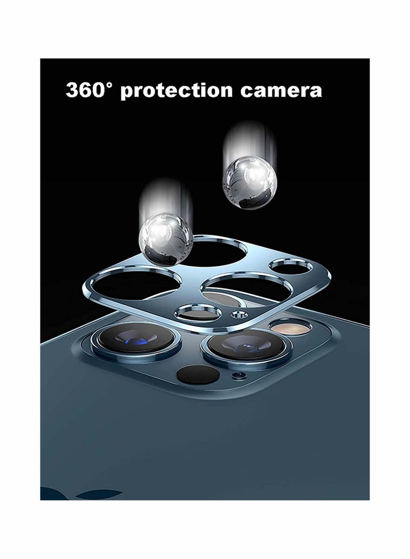 Y&D Camera Lens Protector for Apple iPhone 12 Pro, 2 Pack Ring Cover, High-Grade Metal Material [Anti-Fall] [Wear Resistant] 360 Degree Protection  - Image 3