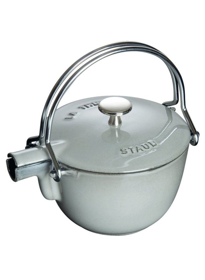 STAUB Round Tea Kettle, Graphite Grey - Image 1