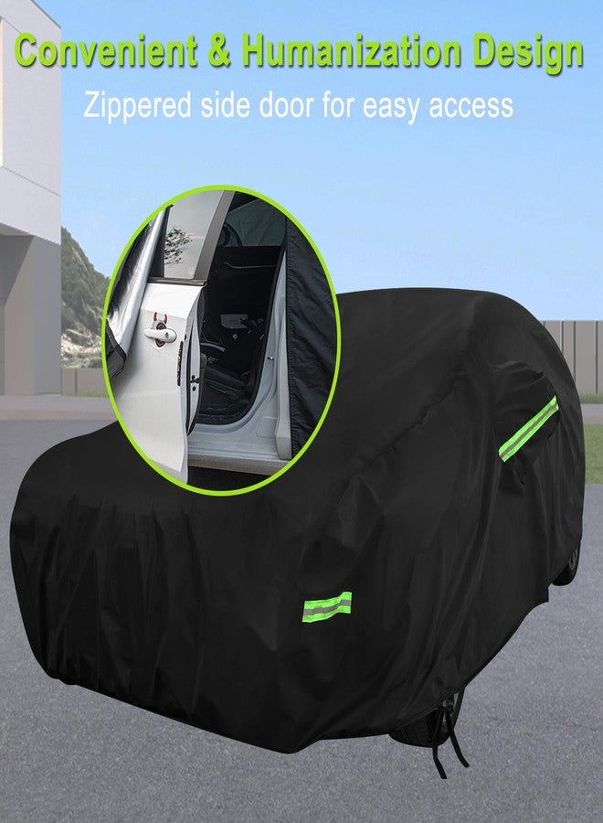 Morhept Car Cover for Honda Accord, Custom Fit Waterproof All Weather Full Exterior Cover Rain Snow UV Protection Cover with Door Zipper - Image 3
