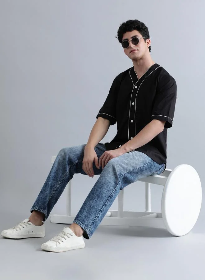 Styli Men Relaxed Fit Faded Jeans By Bene Kleed