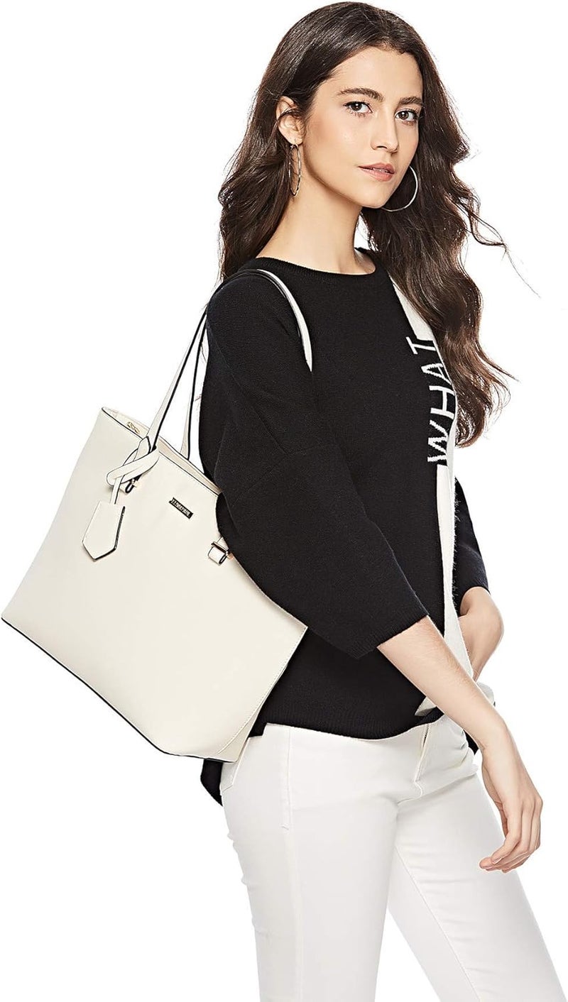 YTL Women Fashion Handbags Wallet Tote Bag Shoulder Bag Top Handle Satchel Purse Set 4pcs - Image 3