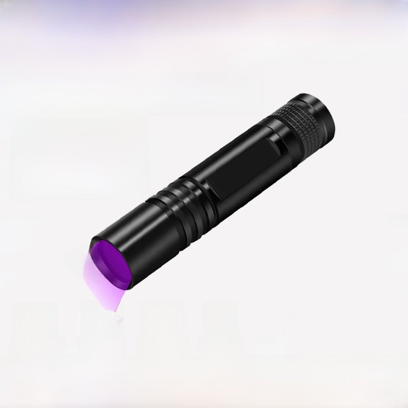 Loquat UV Flashlight Fungal Detection for Pets 3W ordinary lens purple light identification dry cell 【no battery】】