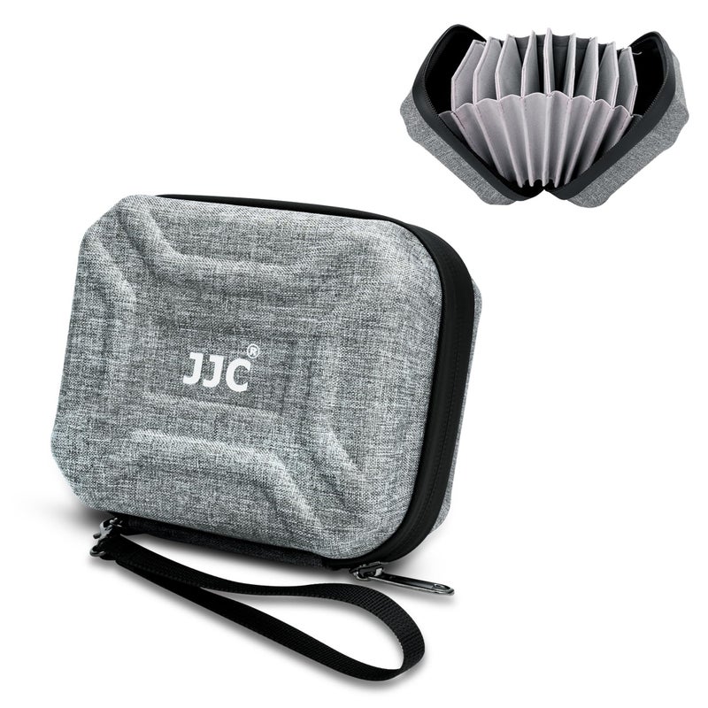 JJC Durable Lens Filter Pouch Case for 10 Circular Filters Up to 95mm 82mm Dustproof WaterResistant Camera Lens Filter Storage Wallet for ND UV CPL Filter - Image 2