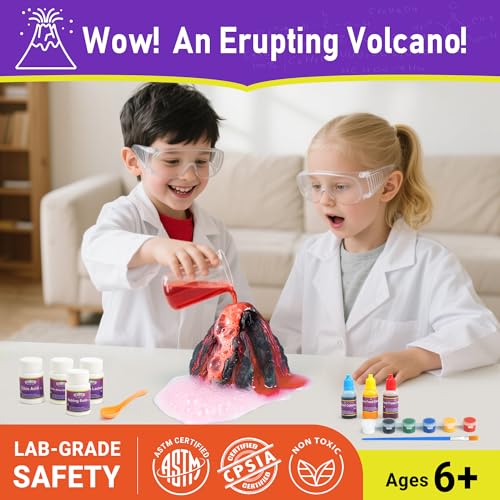 BenBen Science Kits for Kids Age 912 155 Experiments Educational Toy STEM Toys for 6 7 8 Year Old Boys Girls Birthday Gift Volcano Science Kit Chemistry Set for Homeschooling - Image 5