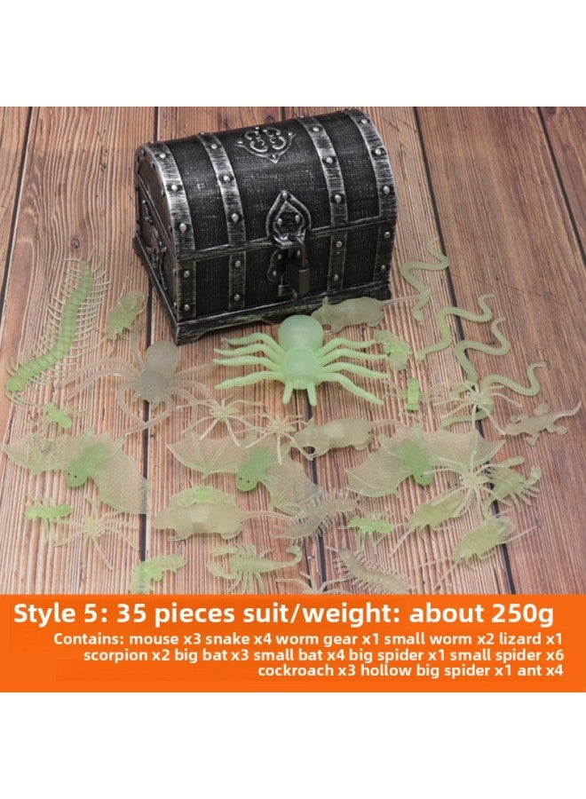 Loquat Strange Toys Children's Treasure Boxes Funny  Tricky Scary Kids Toy Set-Color:(Style Five) 35 Pieces - Image 1