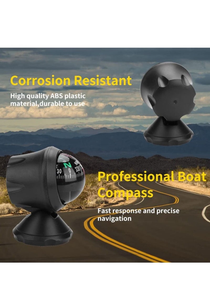 SYOSI Dash Car Compass Mini Portable Adjustable Outdoor Guide Ball Marine Navigation Balance Measure for Car Truck Marine Boat Ship Trip Hiking Camping - Image 4