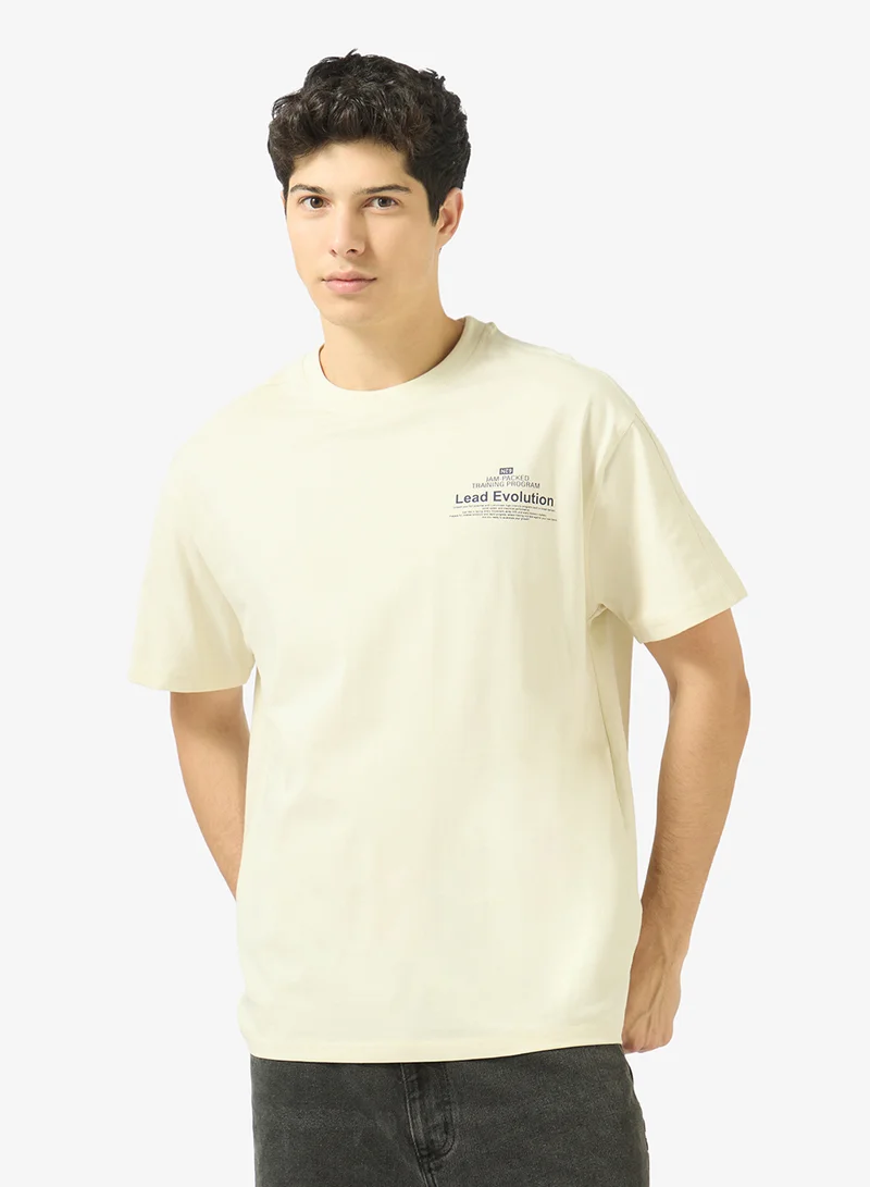 Ripples Mens Drop Shoulder T-shirt
