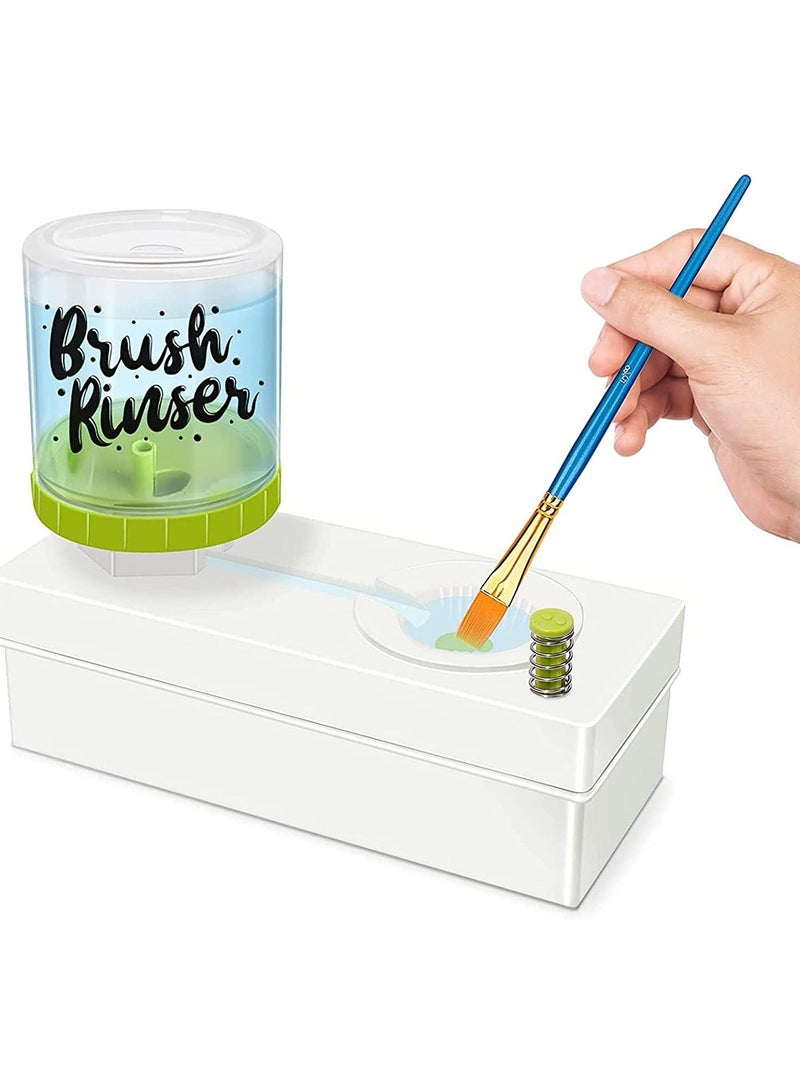 Generic Paint Brush Cleaner, Multi-Function Paint Brush Washer with Drain,  - Image 1