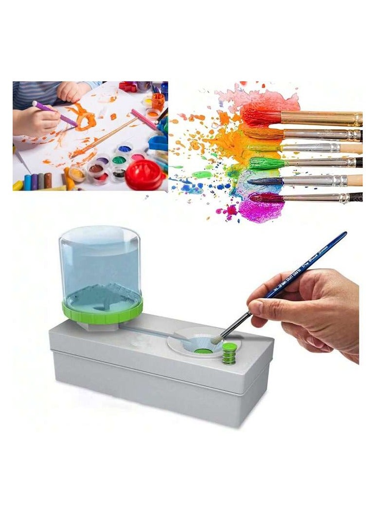 Generic Paint Brush Cleaner, Multi-Function Paint Brush Washer with Drain,  - Image 4