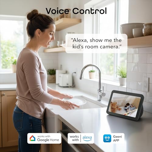 Geeni Orbit 3MP Smart PTZ Security Camera – 2K HD Indoor Security Camera with Auto-Follow Motion Tracking, Pan, Tilt, & Digital Zoom, 8m Night Vision, & 2-Way Audio - Image 5