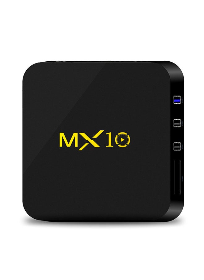 Generic - MX10 Smart Android 9.0 TV Box RK3328 4K VP9 H.265 HDR10 USB3.0 4GB / 32GB DLNA Miracast WiFi LAN HD Media Player UK Plug - Image 1