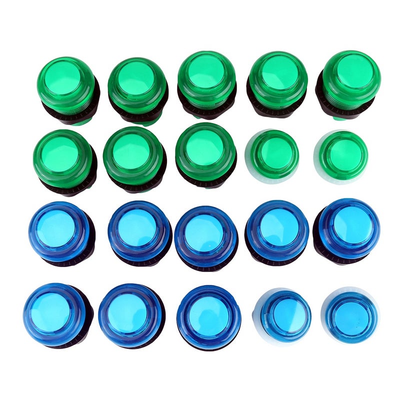 20 DIY LED Illuminated Arcade Game Buttons   2 Joysticks   2 USB Encoder Kit Game Parts Set - Image 2