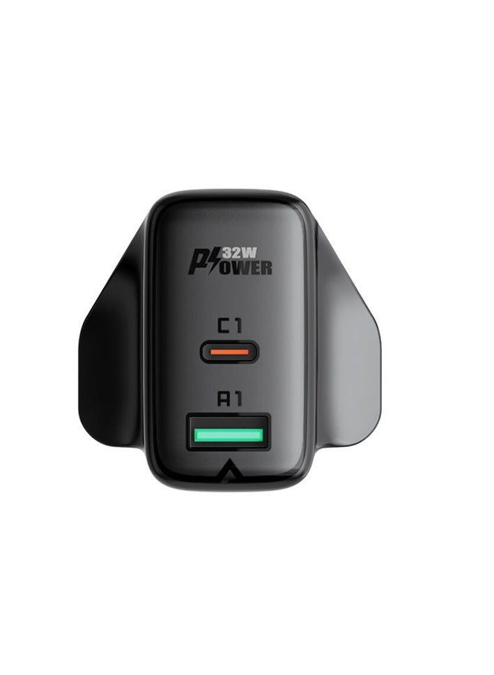 ACEFAST Fast Charge Wall Charger A8 PD32W (1xUSB-C+1xUSB-A) - Image 4