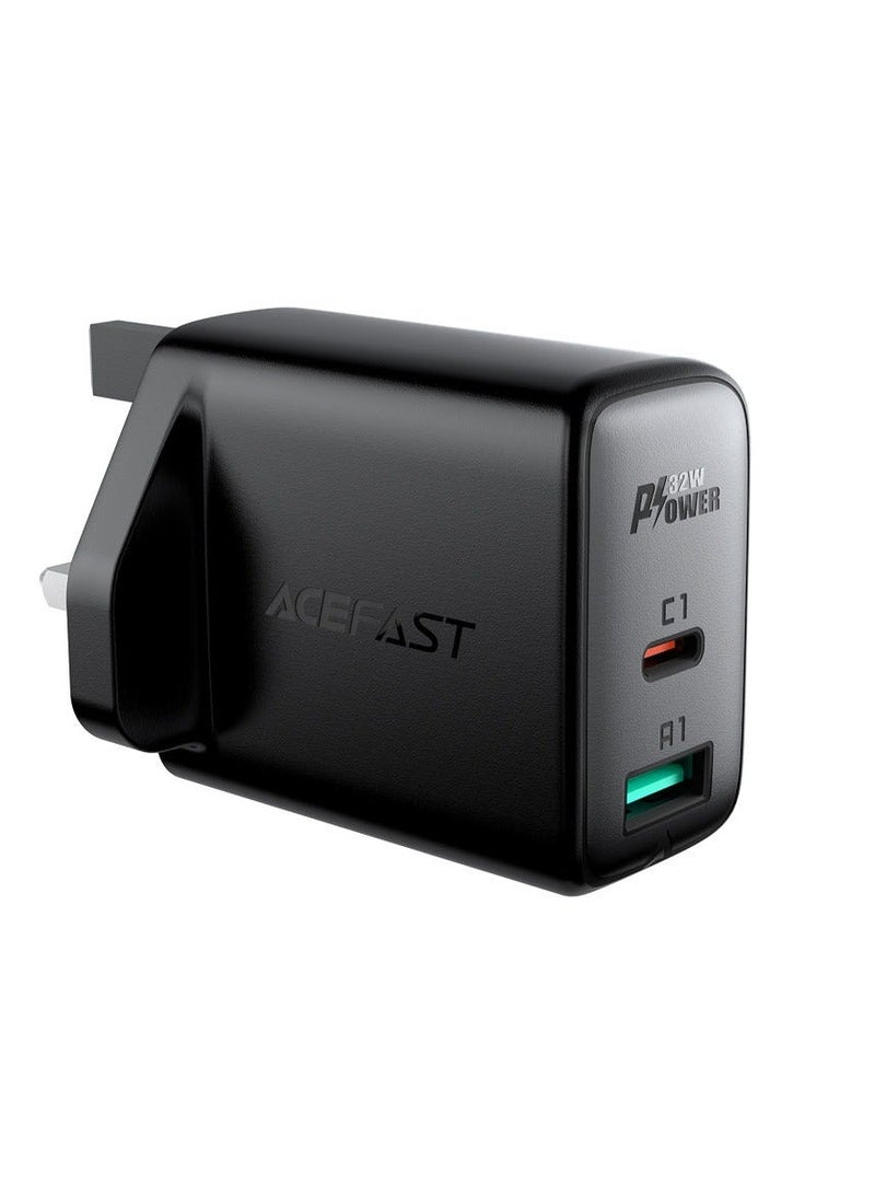 ACEFAST Fast Charge Wall Charger A8 PD32W (1xUSB-C+1xUSB-A) - Image 1