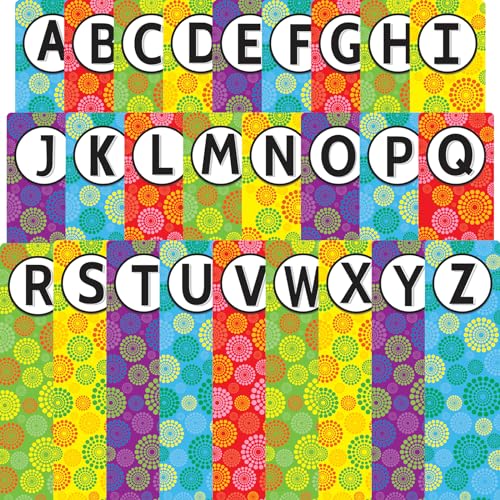 Really Good Stuff Classroom Library Alphabet Book Dividers - 26 Assorted Color Dividers for Organizing Books - Teacher Supplies for Classroom and Bookshelf Markers for Shelves - Image 3