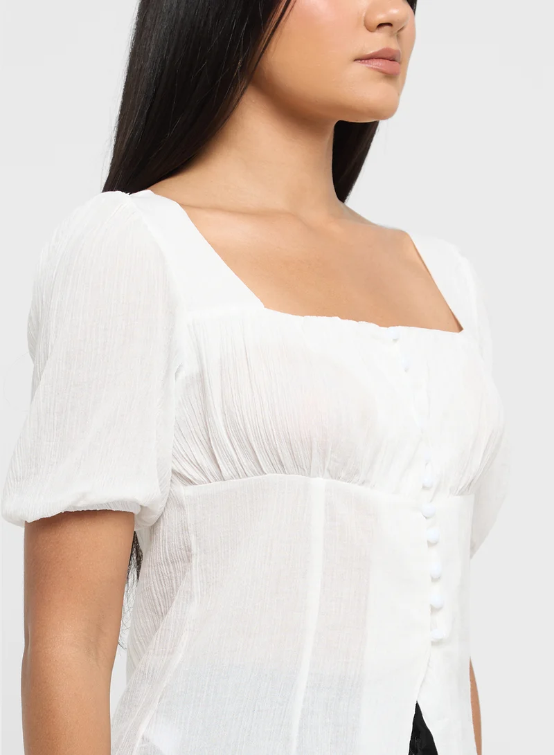ELLA Puff Sleeve Blouse