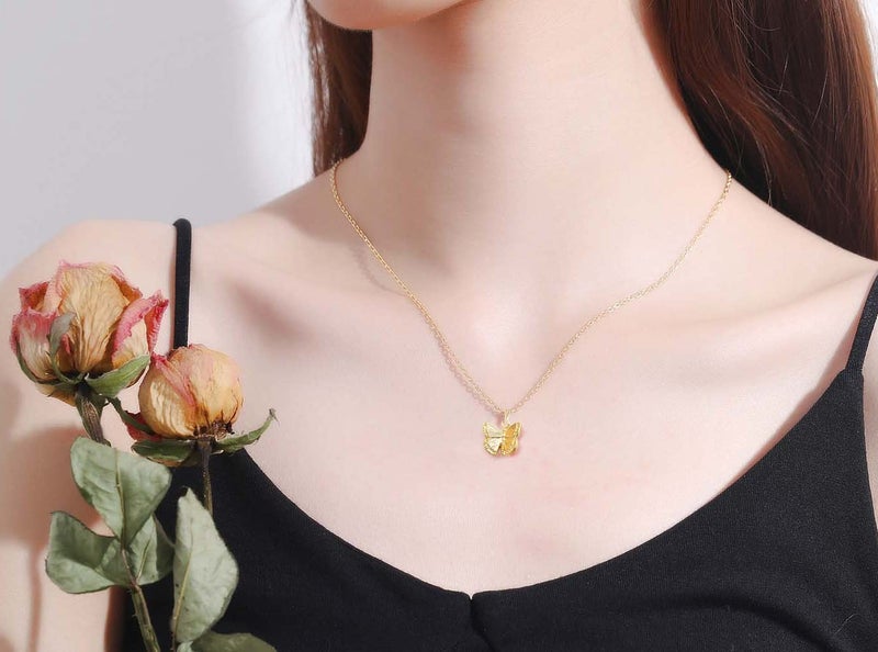 Baydurcan Best Friend Necklace Friendship Necklace for Women Butterfly Necklace for Women(Best Friend) - Image 4