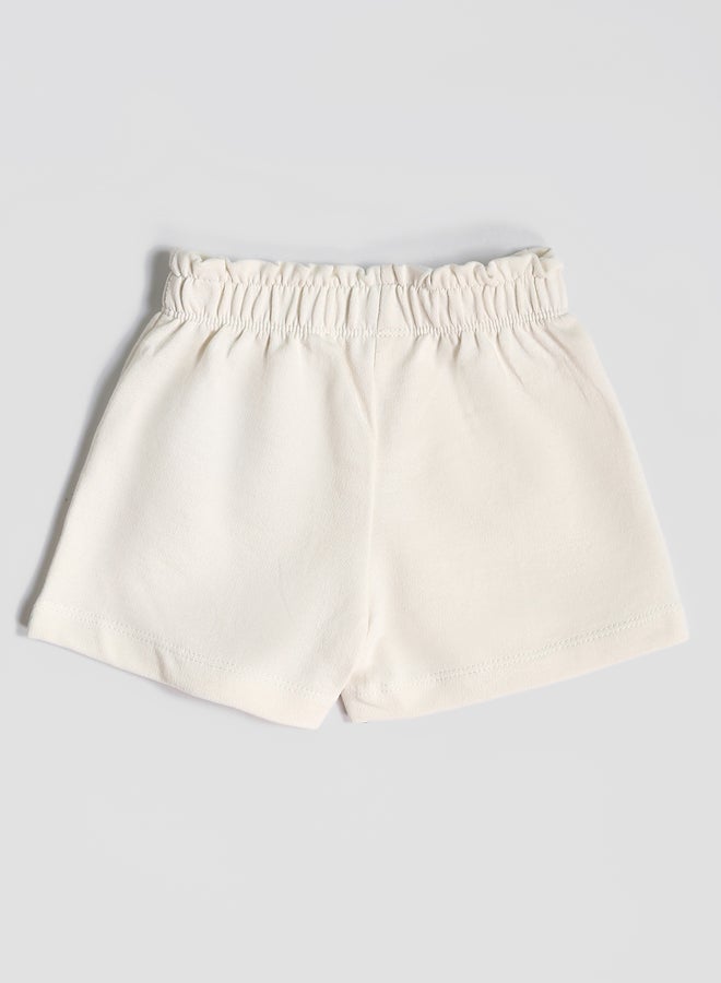 LC WAIKIKI Crew Neck Printed Girls' T-Shirt and Shorts 2-Piece Summer Set - Image 5